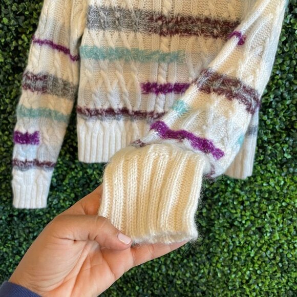 Tanya Taylor Lora Stripe Knit Jumper Sweater Top XS - Picture 6 of 9